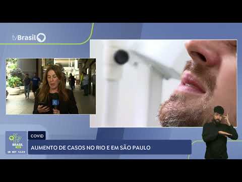 Casos de covid aumentam no Rio de Janeiro e São Paulo