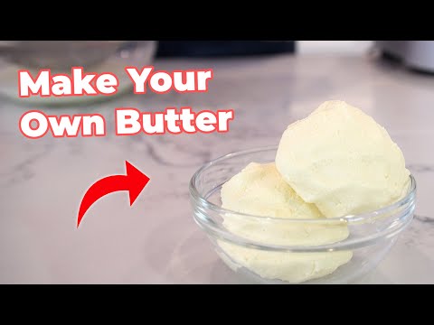 How To Make Your Own Butter #SHORTS