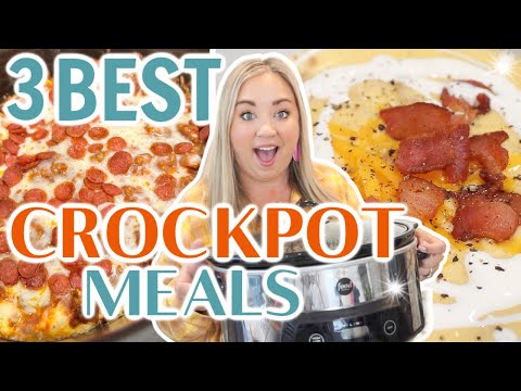 YOU HAVE TO TRY THESE EASY CROCKPOT RECIPES | BEST & MOST DELICIOUS DINNER IDEAS | CROCKPOT DINNERS