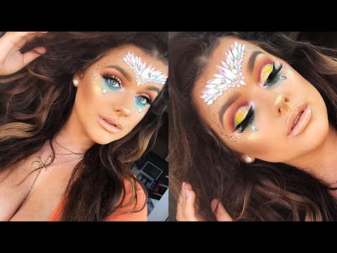 GLITTER GLAM FESTIVAL MAKE UP LOOK! | Rachel Leary - UC-Um2u0Agv8Q-OhjO6FZk1g