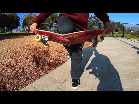 MASSIVE OLLIE AND BACKSIDE 180 | WORST BOARD AT THE PARK - UC9PgszLOAWhQC6orYejcJlw