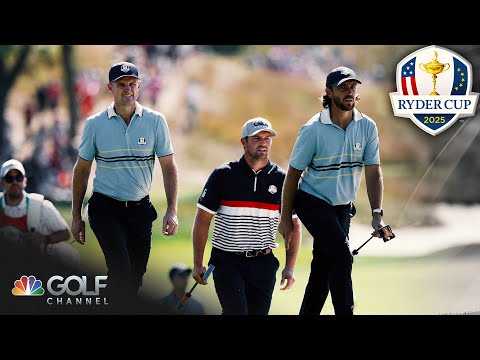 Tommy Fleetwood, Justin Rose defeat Bryson DeChambeau, Ben Griffin in fourballs match | Golf Channel