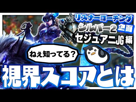 視界スコアとセジュアニについての知見を得られる動画 ‐ シルバー2セジュアニJG [LoL/リスナーコーチング]