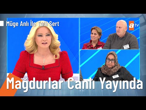 Mağdurlar canlı yayına bağlandı! - @Müge Anlı ile Tatlı Sert 26 Ocak 2022