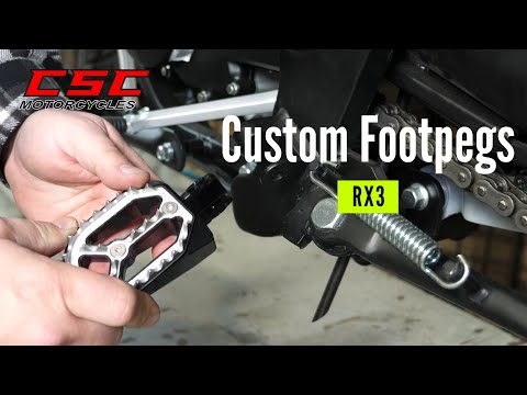 RX3 - Custom Foot Pegs