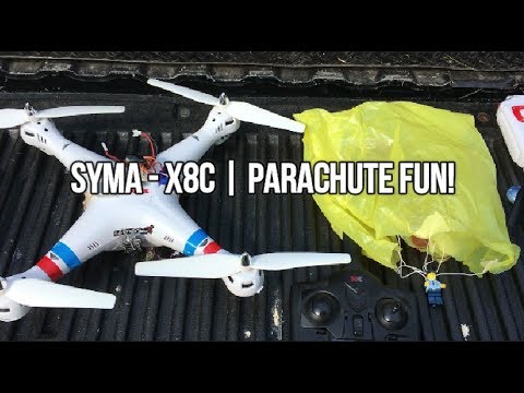 Syma - X8C | PARACHUTE FUN! Feat. The TX03 (BANGGOOD) - UCU33TAvzA-wgPMgcrdMVIdg