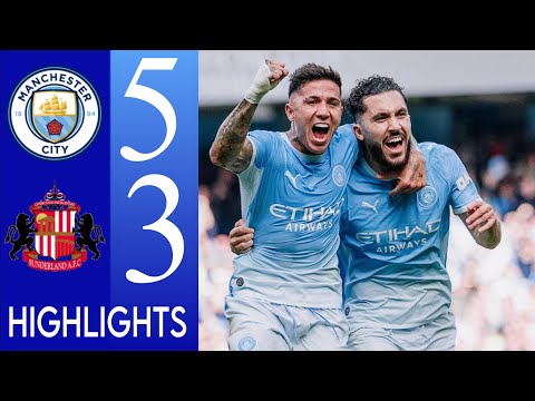 Manchester City vs Sunderland Highlights 5-3 Cherki, Semenyo &amp; Enzo Goals! Premier League Highlights