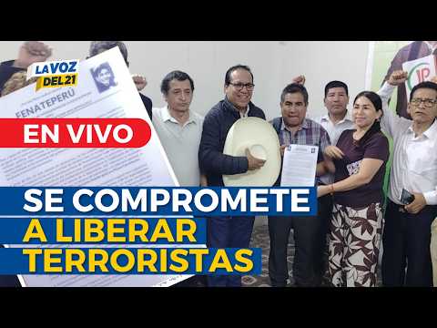 🔴EN VIVO MOVADEF y Roberto Sánchez acuerdan abrir puertas a presos por terrorismo y disturbios