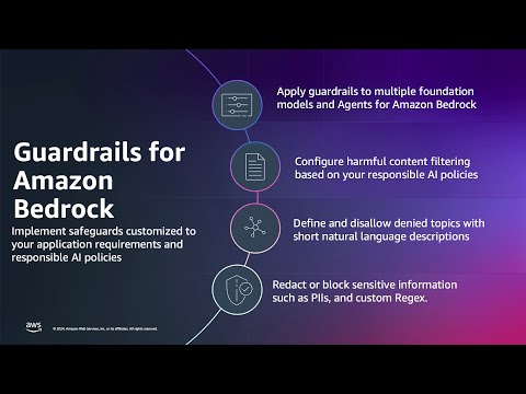 Build gen AI applications responsibly with Guardrails for Amazon Bedrock | Amazon Web Services