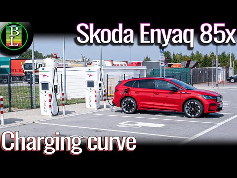 Skoda Enyaq 85x - Charging at Ionity 7-90%