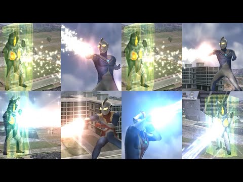 【ウルトラマンFE3】ゼットンバリアに果敢に挑むウルトラマンコスモス　Ultraman Fighting Evolution 3