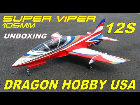 Dragon Hobby / HSD Super Viper 12S 105MM EDF Jet UNBOXING By: RCINFORMER - UCdnuf9CA6I-2wAcC90xODrQ