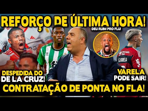 REFORÇO DE ÚLTIMA HORA! FLA NEGOCIA COM ATACANTE EX FLU! DESPEDIDA DE LA CRUZ! FLU NÃO TEM MUNDIAL😂