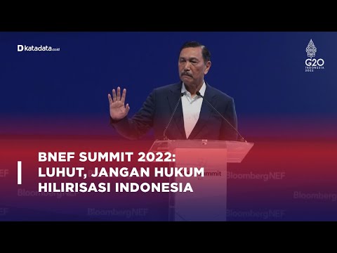 Luhut Minta Dunia Tidak Hukum Kebijakan Hilirisasi Indonesia | Katadata Indonesia