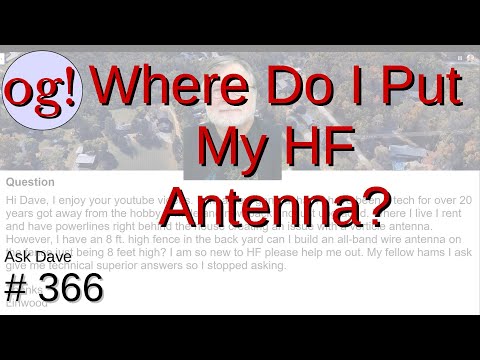 Where Can I Put My HF Antenna? (#366)