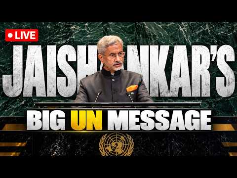 LIVE: Jaishankar Addresses UNGA 81 | India’s Big Message at UN General Assembly | 26 September