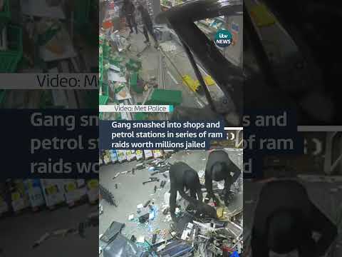 Gang who smashed into shops and petrol stations in series of ram raids worth millions jailed #crime
