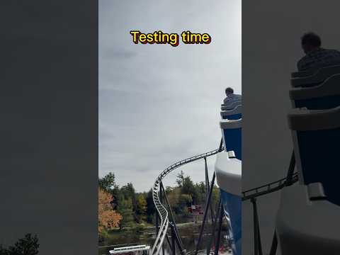 Testing the roller coaster, #fun #scary time￼