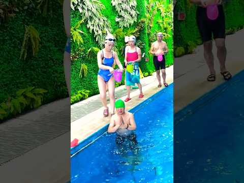 Swimming Pool 👙 🥽 Swimming Cap 🤪😚✌️#shorts #swimming #fitness #flyboard #bluesilver #waterpark