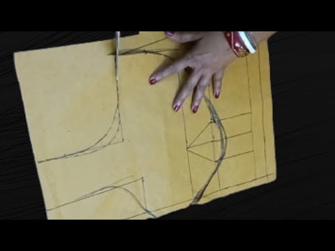 Rounde Cut Belt Blouse Cutting Karne Ka  Sabse Easy Tarika//Round Belt Blouse ki Cutting kaise kare