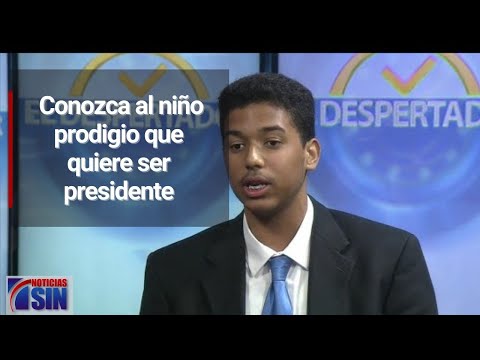 Conozca al niño prodigio que quiere ser presidente