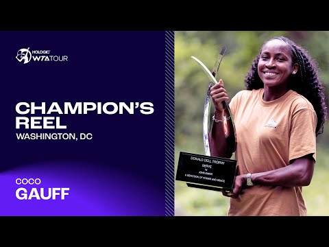 Champion Coco Gauff's TOP plays from Washington, DC! 🙌