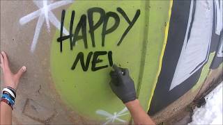 Mate - Graffiti | Happy New Year 2018! (Raw Footage)