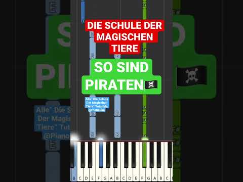 Die Schule Der Magischen Tiere - So sind Piraten #tiktok #piano #shorts