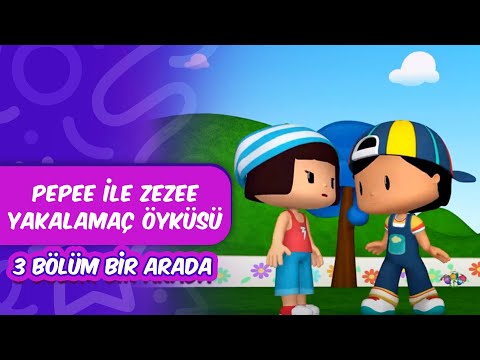 Pepee ile Zezee Yakalamaç Öyküsü 🏃 Pepee Leliko ve Pisi 3 Bölüm Bir Arada! | Düşyeri