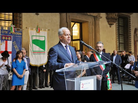 Intervento del Ministro Piantedosi alle commemorazioni della strage alla stazione di Bologna