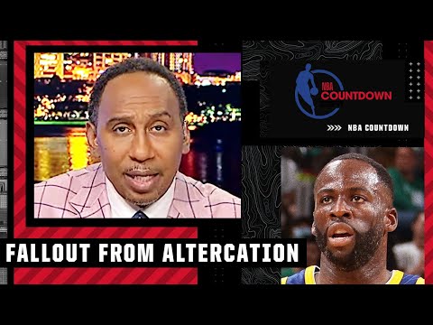 Stephen A. calls Draymond Green's Warriors relationship SHAKY after altercation  | NBA Countdown video clip