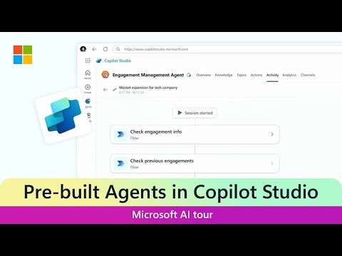 AI Tour Demo: Copilot Studio and Pre-built Agents