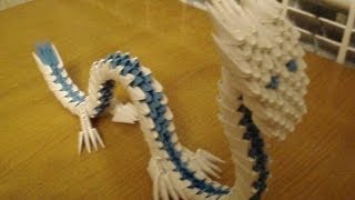 How to - 3D Origami Dragon | DIY Paper Craft Tutorial