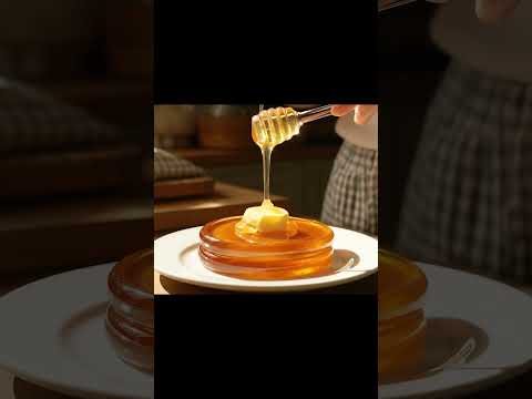 史上最も美しい、はちみつタイム。#Shorts #ASMR #satisfying #honey #glasspancake #art #CGI #音フェチ #はちみつ #ガラス
