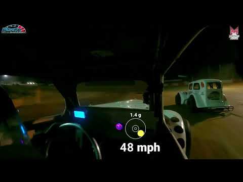 #28 Bronson Hawkins - INEX Legend - 7-25-2025 Monett Motor Speedway - In Car Camera - dirt track racing video image