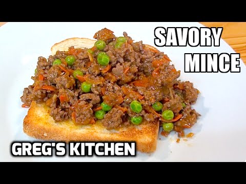 HOW TO MAKE SAVORY MINCE - Greg's Kitchen - UCGXHiIMcPZ9IQNwmJOv12dQ