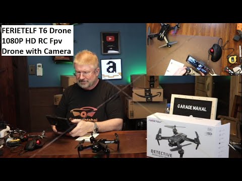 FERIETELF T6 Drone for Adults - 1080P HD RC Drone, Fpv Drone with Camera,2 Batteries, Altitude Hold - UCNRBx0ZKOBo4f2MqL3x82jw