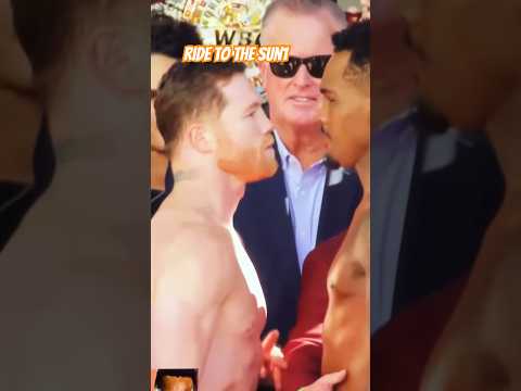 Canelo Vs. Jermell Charlo Faceoff - Who won #boxing #ufc #boxingmatch #canelo Charlo