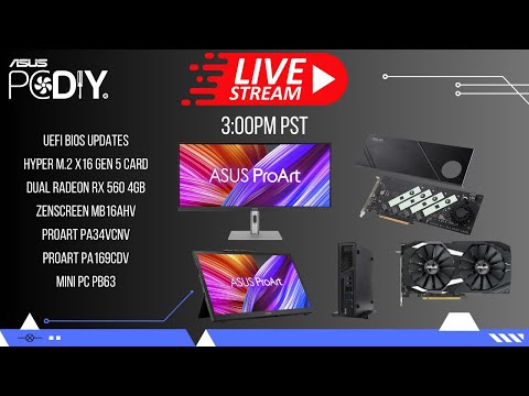 PCDIY Show #104 -Hyper M.2 x16 Gen 5 card, ProArt monitors, mini PC PB63, Q&A & more!