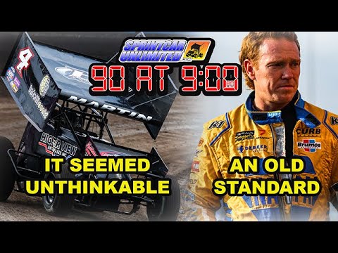 SprintCarUnlimited 90 at 9 for Friday, August 8th: Cameron Martin does the unthinkable, more - dirt track racing video image