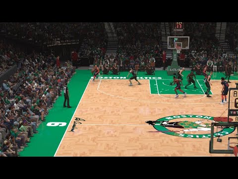 Jalen brunson hits crazy fade away three on tatum