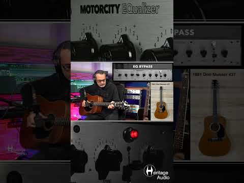 Check out how the MOTORCITY EQ process different acoustic guitars