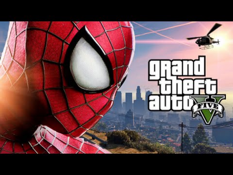 GTA 5 Mods - SPIDERMAN MOD! (GTA 5 PC Mods Gameplay)(Funny Moments) - UCrkfdiZ4pF3f5waQaJtjXew