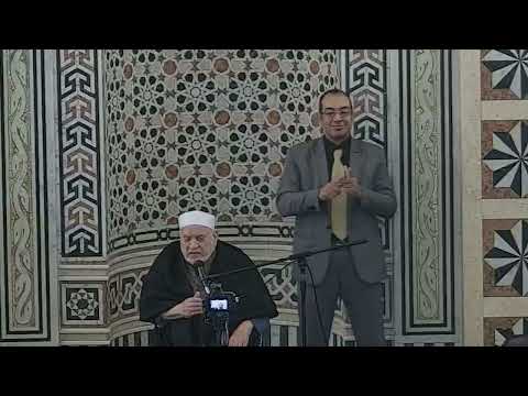 خطبة الجمعه لفضيلة الاستاذ الدكتور / أحمد عمر هاشم  مترجمه الى لغه الاشاره