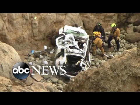 Man arrested for deliberately driving car off cliff