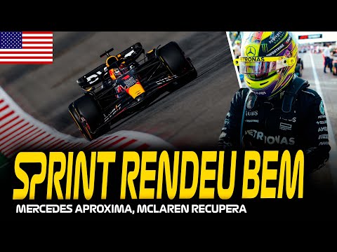 SPRINT GP ESTADOS UNIDOS: BOAS BATALHAS, MELHORA DA MERCEDES E VERSTAPPEN VENCE