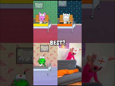 Baby oren vs Doctor trick 💉😂 #animation #gaming #funny #injection #sprunki #bloopers #smashing #apt