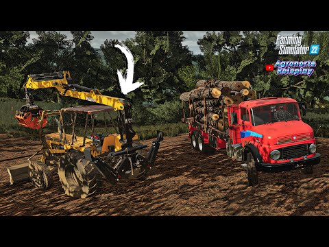 Agronorte Roleplay #18 | Comprei um munck madeireiro para o trator | Farming simulator 22