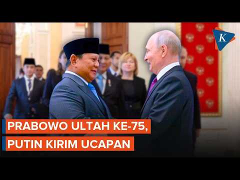 Putin Ucapkan Selamat Ulang Tahun <strong>ke</strong>-75 kepada Prabowo