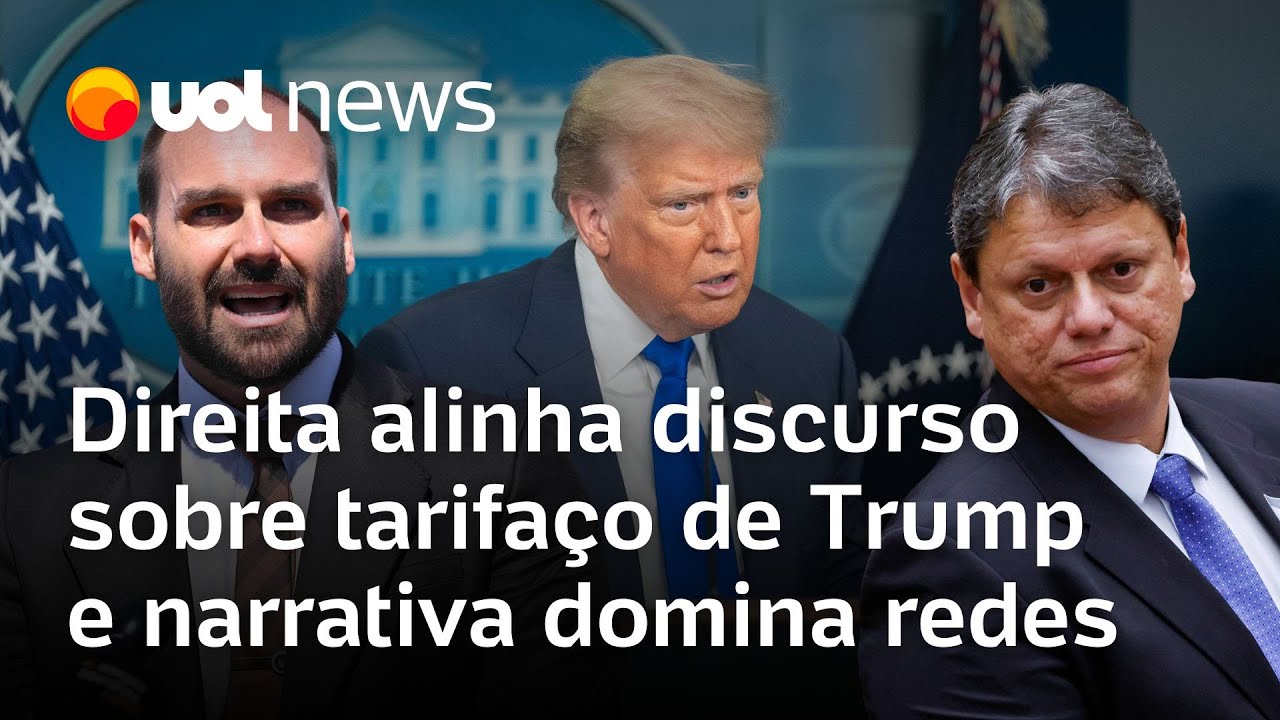 Direita afina discurso sobre tarifas de Trump e ganha terreno com disparos de mensagens nas redes